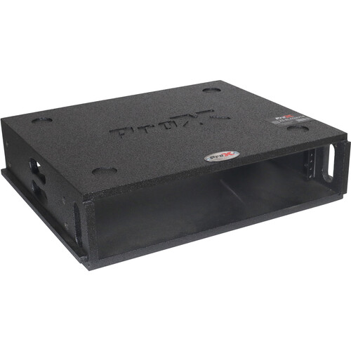 ProX 14" Deep BLAQ Series Vertical Rack Case (2 RU)
