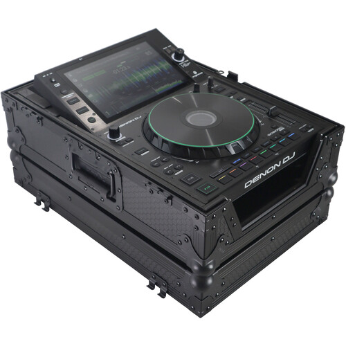 ProX Flight Case for Large Format Media/CD Players (Black on Black)