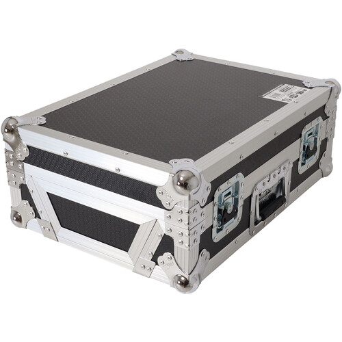 ProX Flight Case for AlphaTheta Pioneer CDJ-3000X (Black with Aluminum Hardware and Edging)