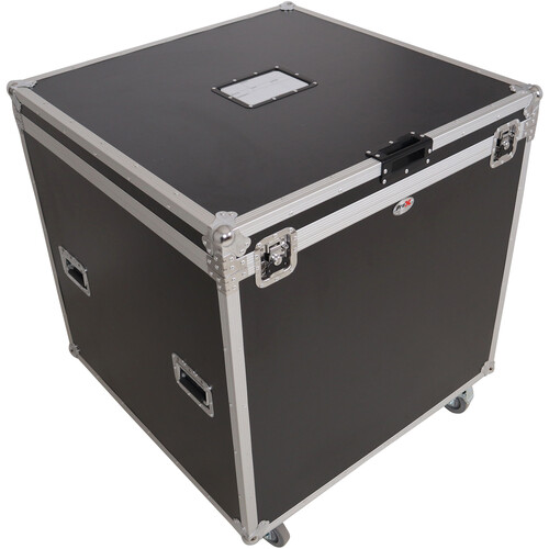 ProX Wheeled Road Case for 24" Mirror Ball with Stay-Open Hinge Lid
