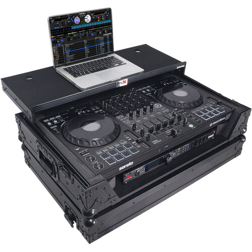 ProX ATA Flight-Style Road Case with Laptop XS-DDJFLX10 WLTBL