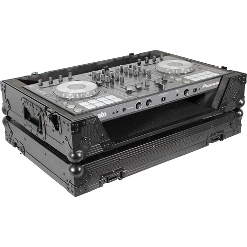 ProX Flight Case for Pioneer DDJ-SX2, DDJ-SX3, DDJ-RX (Black on Black)