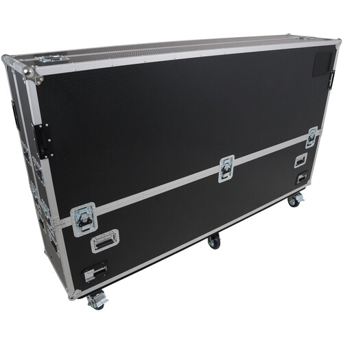 ProX Wheeled Motorized Universal Case for Dual 70-90" Flat Monitors
