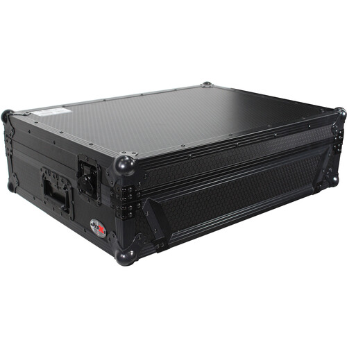 ProX ATA Flight Case with Wheels for Pioneer PRIME 4 MK2 DJ Controller (Black with Black-Finished Hardware and Edging)