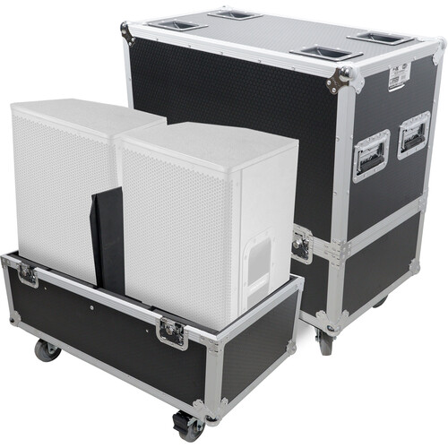 ProX ATA Flight Case for Two 12" Speakers (Black)