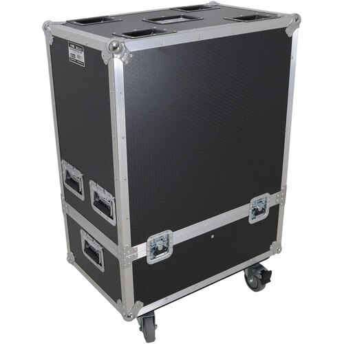 ProX Universal ATA Dual-Speaker Flight Case for Two RCF TTL4
