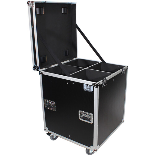 ProX Road Case for up to 4 ETC Source Four Par and Ellipsoidal Fixtures (Black)