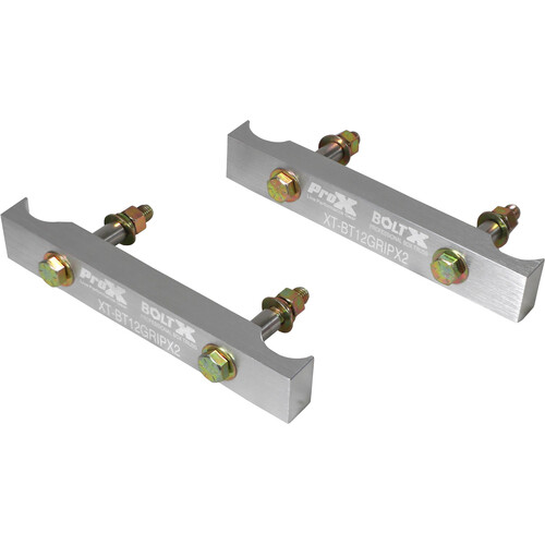 ProX Grip Block Grapple Bar for 12" BoltX Truss (2-Pack, Silver)