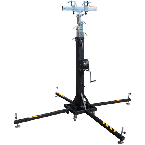 ProX Heavy-Duty Lighting Truss Crank Stand with T-Adapter (22')