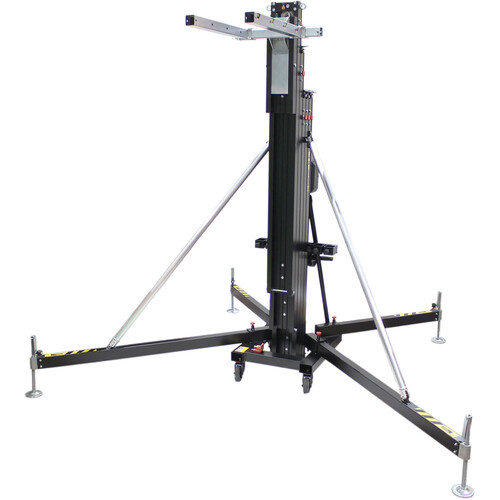 ProX FANTEK Spain Compact Front-Loading Lifting Line Array Systems Tower (19.5' Max Height, 728 lb Load Capacity , 2-Pack)