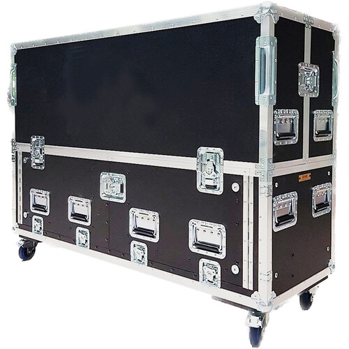 ProX ZCase Flip-Ready Hydraulic Easy-Lift Case for Digico SD10 Mixing Console with 2 x 2 RU Rack Space and Accessory Arm