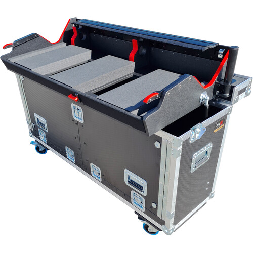 ProX Flip-Ready Easy-Retracting Case for grandMA3 Full-Size Console