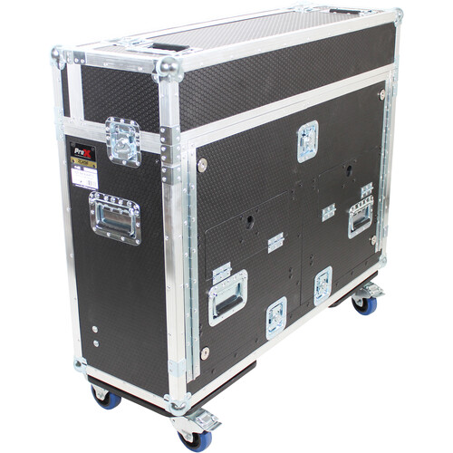 ProX Wheeled Flight Case with Flip-Ready Hydraulic Lift for Yamaha TF5