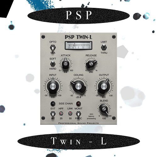 PSPAudioware PSP Twin-L Dual-Algorithm Limiter Plug-In with VCA and Opto Sounds