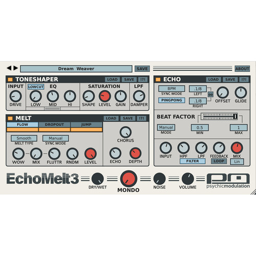 psychicmodulation Echomelt3 Audio-Melting Dub-Box Plug-In