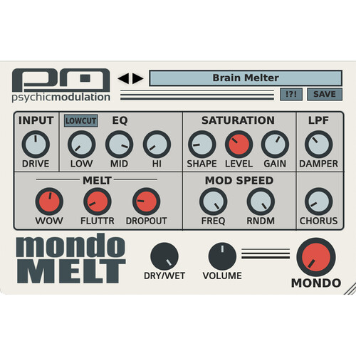 psychicmodulation MondoMelt Lo-Fi Character Effect Plug-In