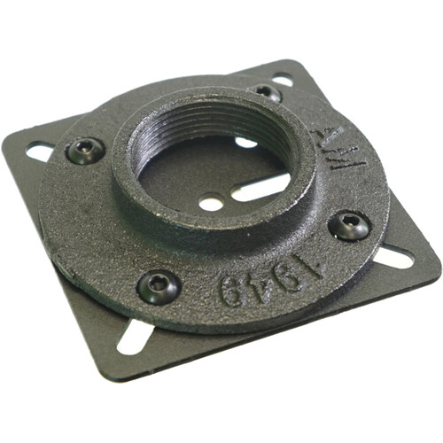 PTZCam Universal PTZ Mounting Plate with 1.5" NTP Pipe Mount (Black)