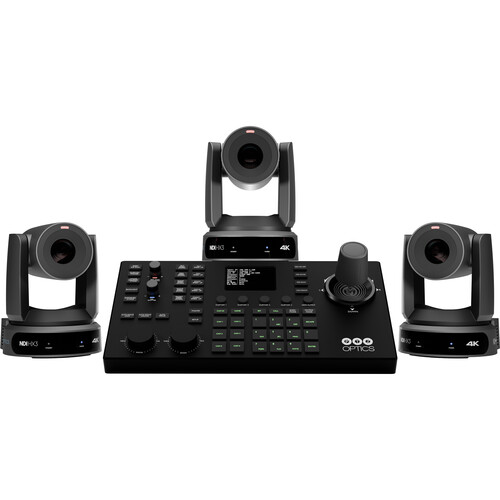 PTZOptics Producer-4K Camera & Controller Bundle with 30x Optical Zoom (Gray)