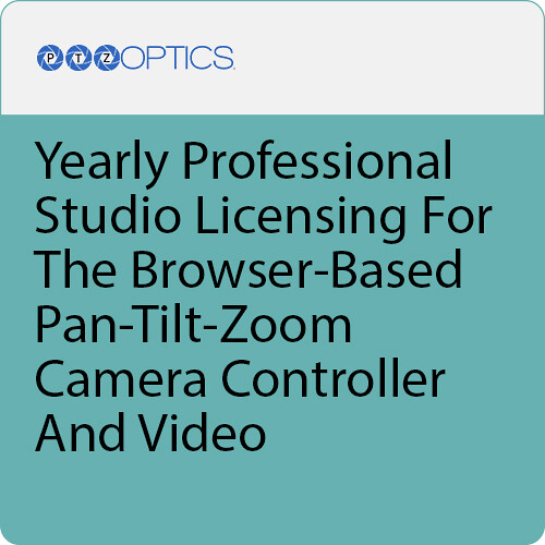 PTZOptics Professional Hive Studio License for Hive Browser-Based PTZ Control Platform (1 Year)