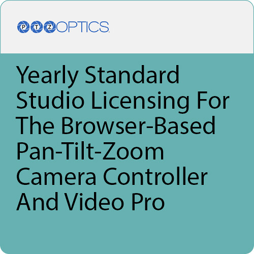 PTZOptics Standard Hive Studio License for Hive Browser-Based PTZ Control Platform (1 Year)