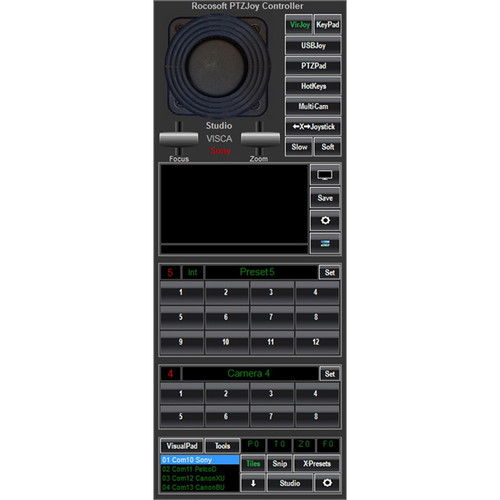 PTZOptics Rocosoft PTZJoy Studio for PC (Download)