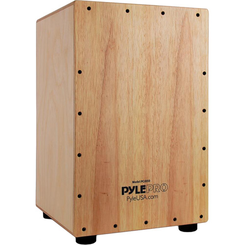 Pyle Pro PCJD50 Hybrid Acoustic / Electronic Cajon Box Drum with Pickup