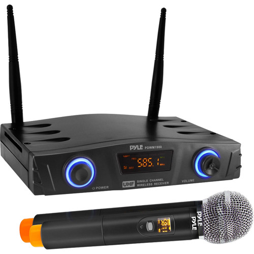 Pyle Pro PDWM1980 Wireless Handheld Microphone System (579.1 to 594.1 MHz )