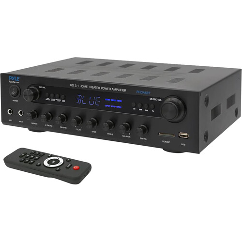 Pyle Pro 400W Stereo Integrated Amplifier with Bluetooth