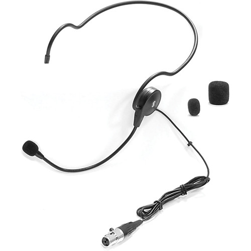 Pyle Pro Cardioid Headset Microphone with Flexible Wired Boom for Shure Systems (Black)