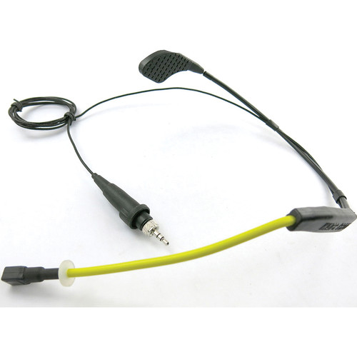 Pyle Pro PMKWP2 Flexible Water-Resistant Headset Microphone with Locking 3.5mm Connector (Yellow)