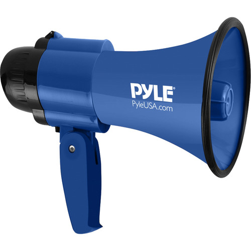 Pyle Pro PMP31BL 30W Megaphone with Siren (Blue)