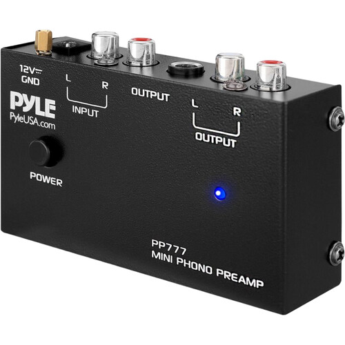 Pyle Pro PP777 Mini Phono RCA Turntable Preamp