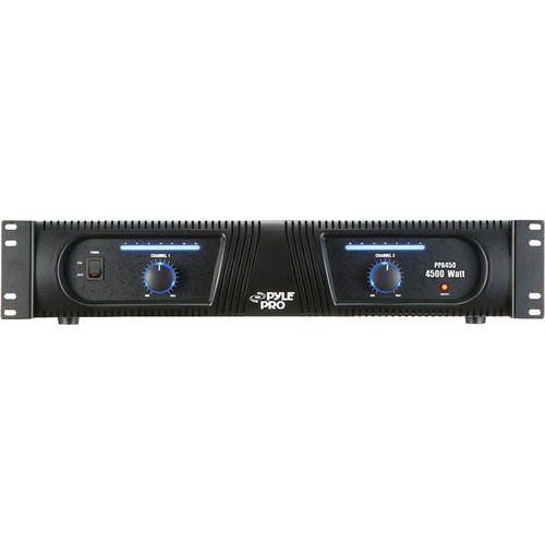 Pyle Pro PPA450 4500 W 2-Channel Professional DJ Power Amplifier (2 RU)