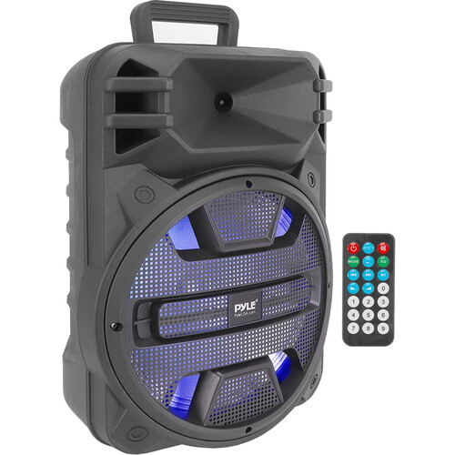 Pyle Pro PPHP1243B 12" 2-Way 800W Portable Bluetooth PA Speaker with Light Show