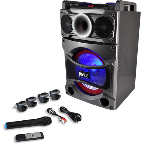 Pyle Pro Disco Jam 2 Bluetooth 2000W 12" Active-Powered Karaoke Entertainment System