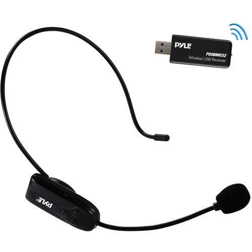 Pyle Pro PUSBMIC52 Wireless Headset USB Microphone System