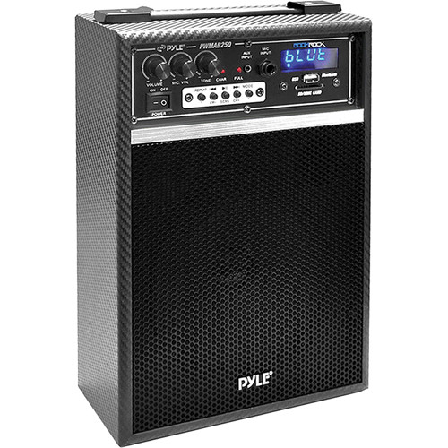 Pyle Pro PWMAB250BK 6.5" 300 Watt Powered Portable PA Speaker (Black)