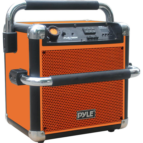 Pyle Pro PWPBT405 FlexBox Portable Bluetooth Boom Box Speaker System (400 W, Orange)