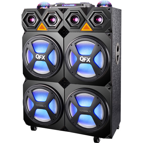 QFX SBX-104 High-Powered Pro PA Speaker SBX-104 B&H Photo Video