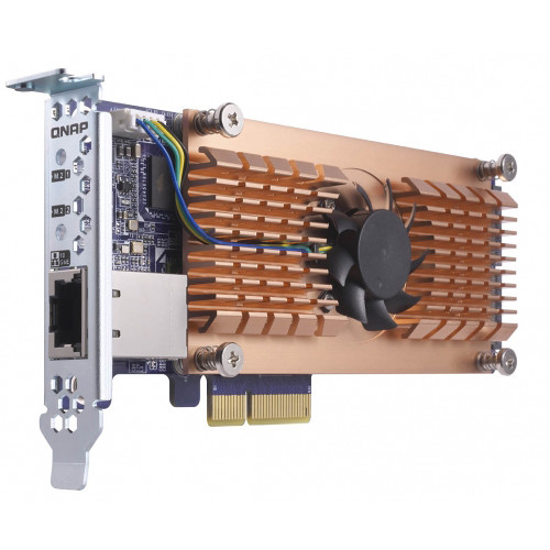QNAP QM2 M.2 NVMe SSD & 10GbE PCIe Expansion Card