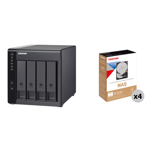 QNAP 32TB 4-Bay USB 3.2 Gen 1 RAID Array Kit (4 x 8TB)