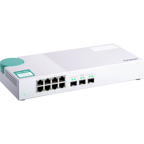 PC周辺機器 QNAP QSW-308S QNAP QSW-308S 8-Port Gigabit Unmanaged Switch QSW-308S-US B&H