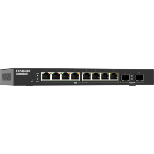 QNAP QSW-L2110-2S8T 8-Port 2.5G Lite Managed Network Switch