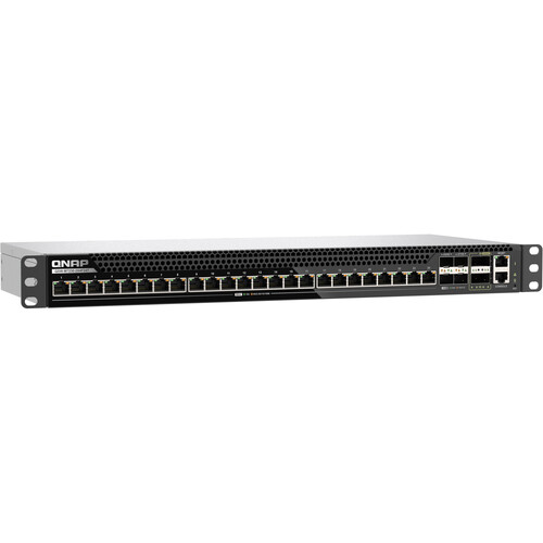 QNAP QSW-M7230-2X4F24T 30-Port 10G / 25G / 100G QSFP28 & RJ45 Lite Managed Network Switch