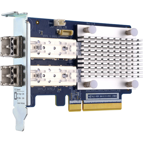 QNAP QXP-16G2FC Dual-Port 16Gb SFP+ Fiber PCIe 3.0 x8 Expansion Card