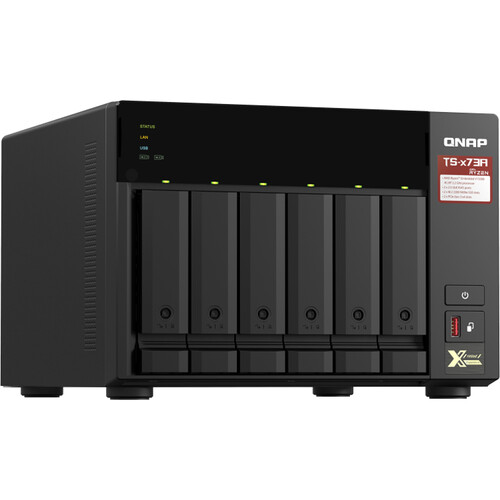 QNAP TS-673A 6-Bay NAS Enclosure TS-673A-8G-US B&H Photo Video