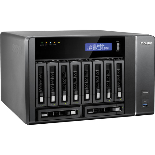 QNAP TVS-EC1080+-E3-32G 10-Bay 10 GbE Edge Cloud Turbo vNAS