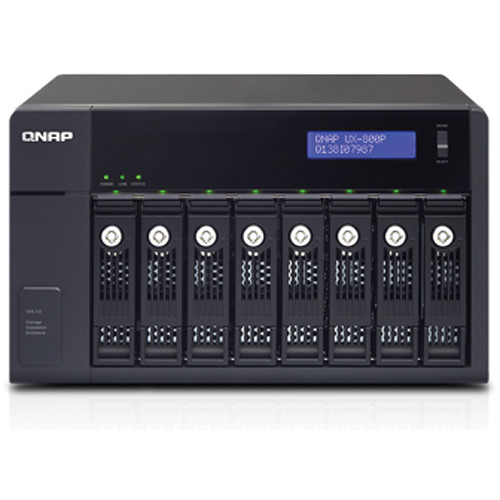 QNAP UX-800P 8-Bay RAID Expansion Enclosure UX-800P B&H Photo