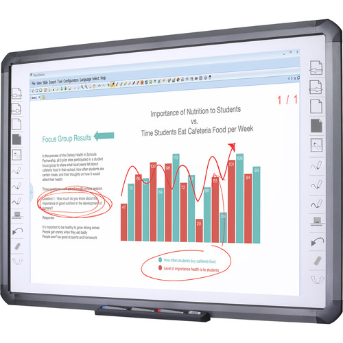 QOMO F1 Series 79" 4:3 IR Interactive Whiteboard