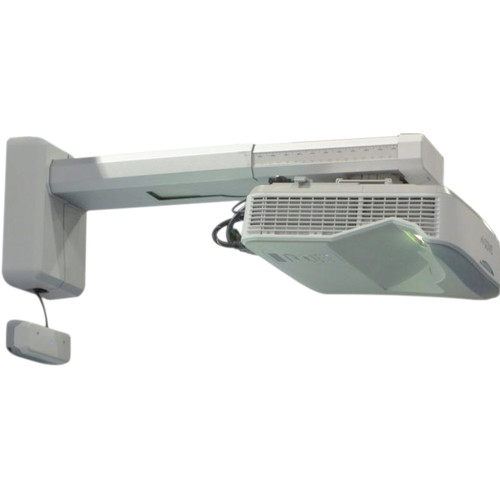 QOMO QP8000T 3300-Lumen WXGA DLP Interactive Laser Projector and Mount Bundle